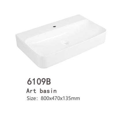 6109Bceramic above basin