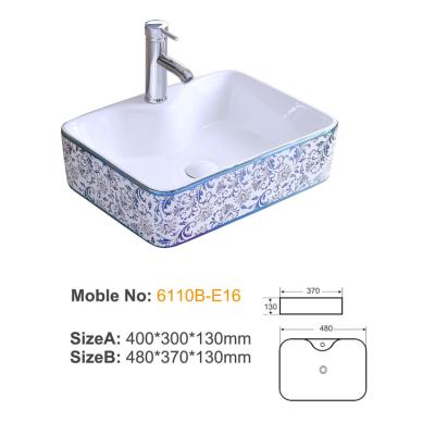 6110B-E16 ceramic above basin