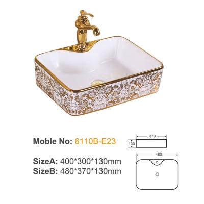 6110B-E23 ceramic above basin