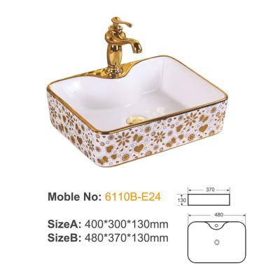 6110B-E24 ceramic above basin