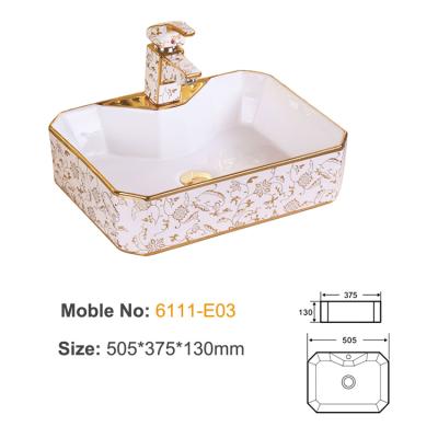 6111-E03 ceramic above basin