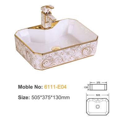 6111-E04 ceramic above basin