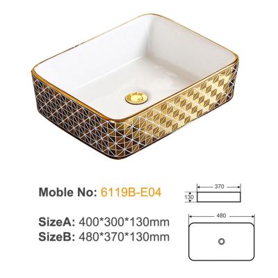 6119B-E04 ceramic above basin