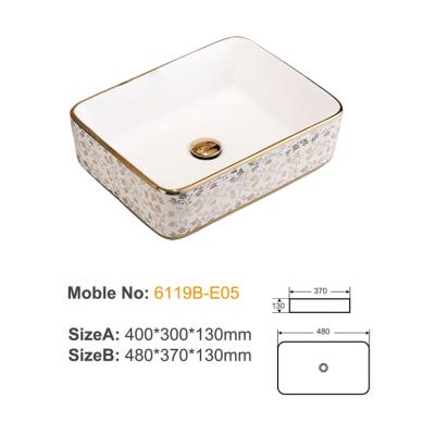 6119B-E05 ceramic above basin