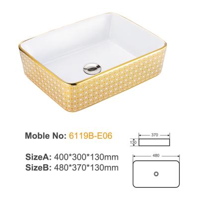 6119B-E06 ceramic above basin