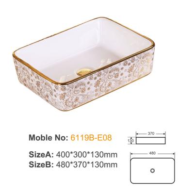 6119B-E08 ceramic above basin