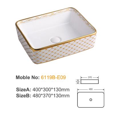6119B-E09 ceramic above basin