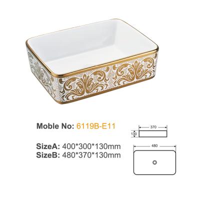 6119B-E11 ceramic above basin