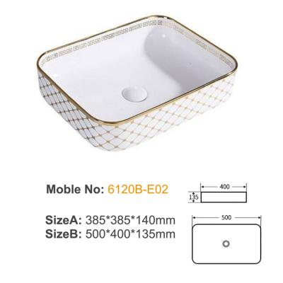 6120B-E02 ceramic above basin