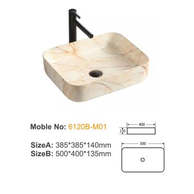 6120B-M01 ceramic above basin