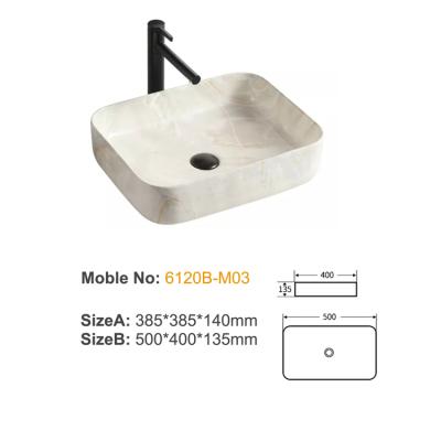 6120B-M03 ceramic above basin