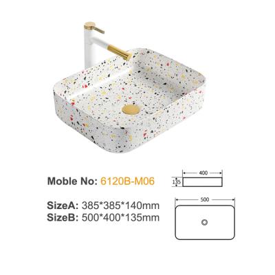 6120B-M06 ceramic above basin