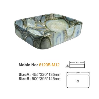 6120B-M12 ceramic above basin
