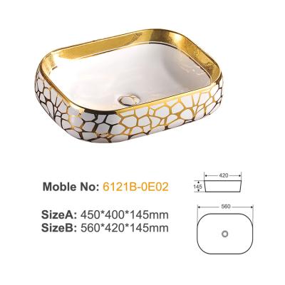 6121B-0E02 ceramic above basin