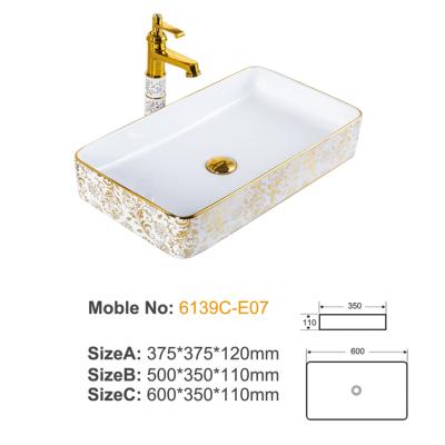 6139C-E07 ceramic above basin