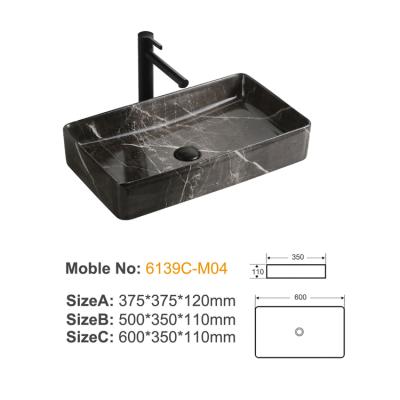 6139C-M04 ceramic above basin