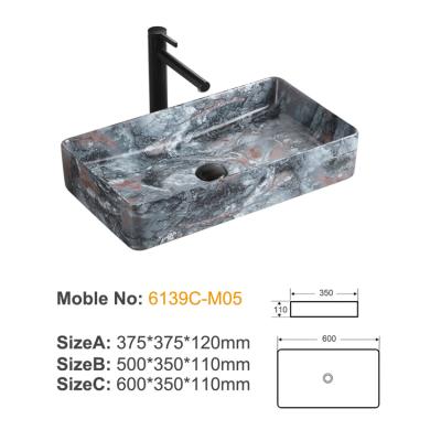 6139C-M05 ceramic above basin