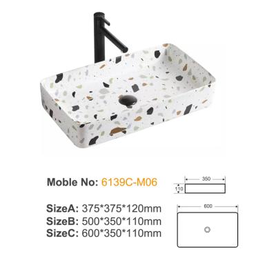 6139C-M06 ceramic above basin