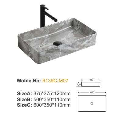 6139C-M07 ceramic above basin