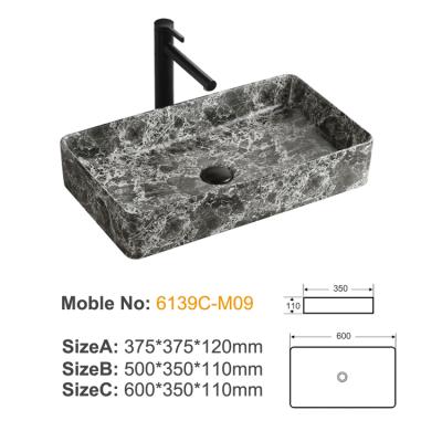 6139C-M09 ceramic above basin