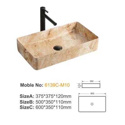 6139C-M10 ceramic above basin