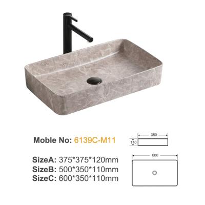 6139C-M11 ceramic above basin
