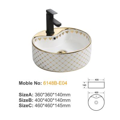 6148B-E04 ceramic above basin