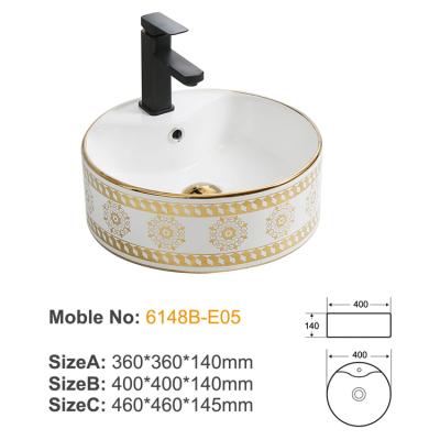 6148B-E05 ceramic above basin