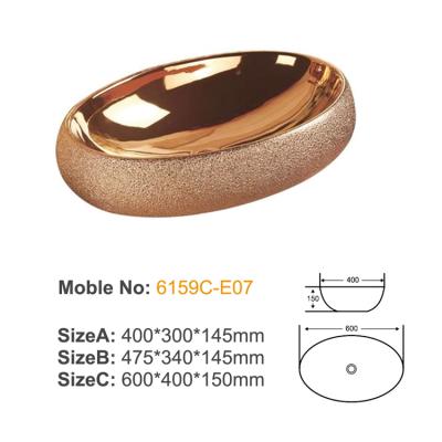 6159C-E07 ceramic above basin