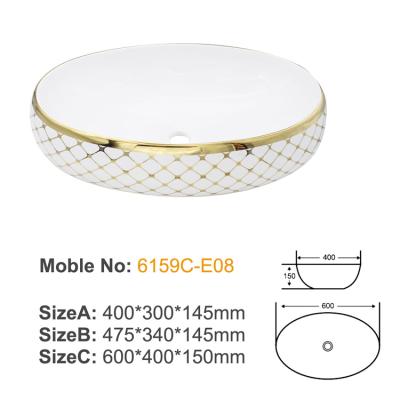 6159C-E08 ceramic above basin