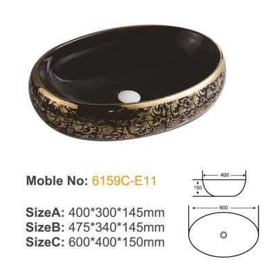 6159C-E11 ceramic above basin