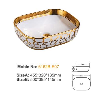 6162B-E07 ceramic above basin