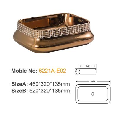 6221A-E02 ceramic above basin