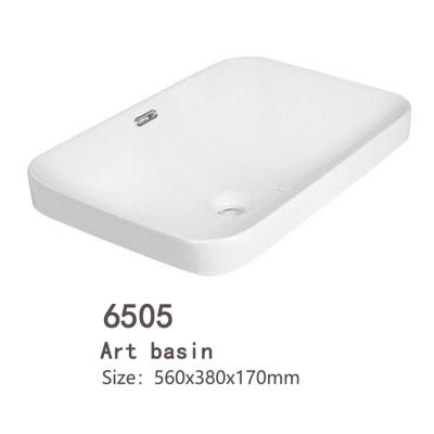 6505 ceramic above basin